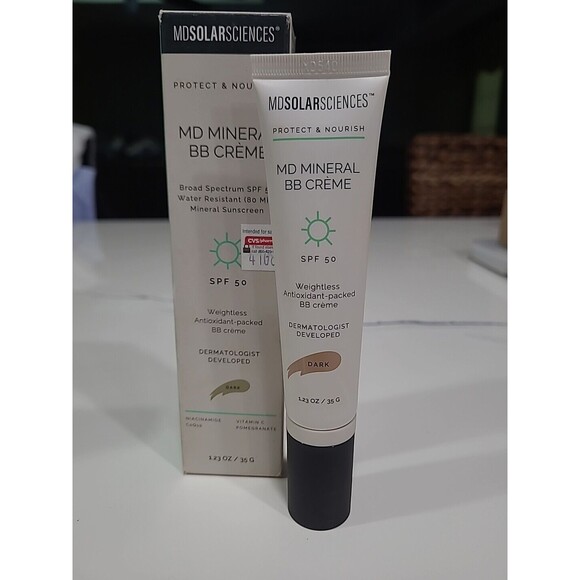 MD Solar Sciences Mineral BB Creme Dark SPF 50 Face Cream 1.23 oz NEW Exp 04/25 - Picture 1 of 9